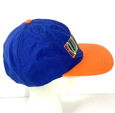 Vtg 90s Holiday World Snapback Hat Theme Park Amusement Nylon One