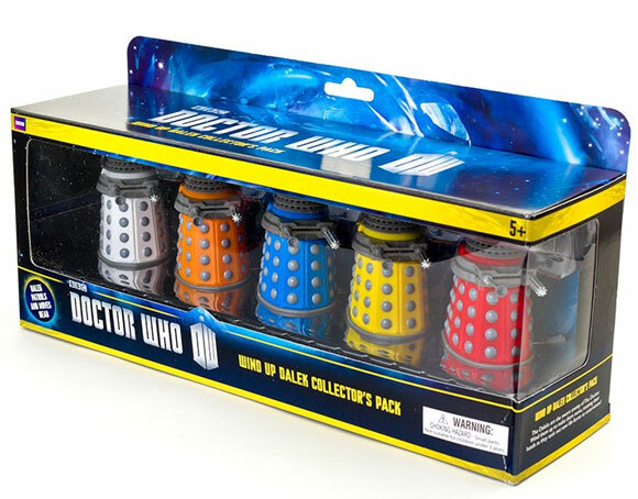 NEW IN BOX Dr Doctor Who - Wind Up Dalek Daleks 5 Pack - Clockwork