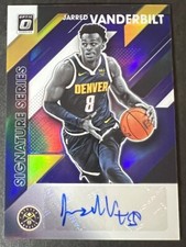 Jarred Vanderbilt 2019-20 Donruss Optic Signature Series Purple Holo Auto