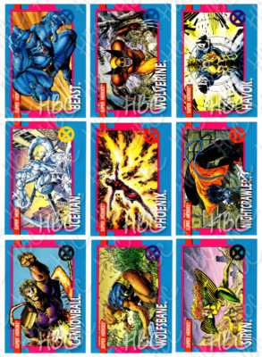 1992 UNCANNY X-MEN SERIES 1 CARD SINGLES PICK & COMPLETE YOUR SET