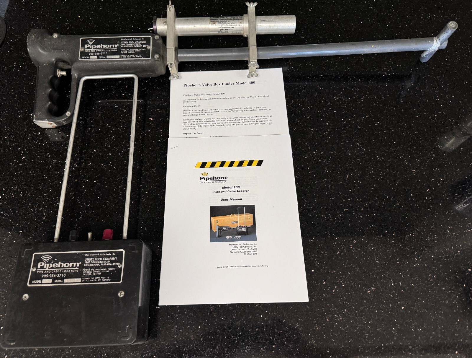 Pipehorn 100 Pipe & Cable Locator with Pipehorn 400 locator eBay