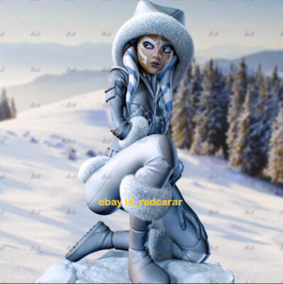 Ahsoka Tano 1/6 1/8 3D Printing Figure Model Kit Unpained Unassembled GK