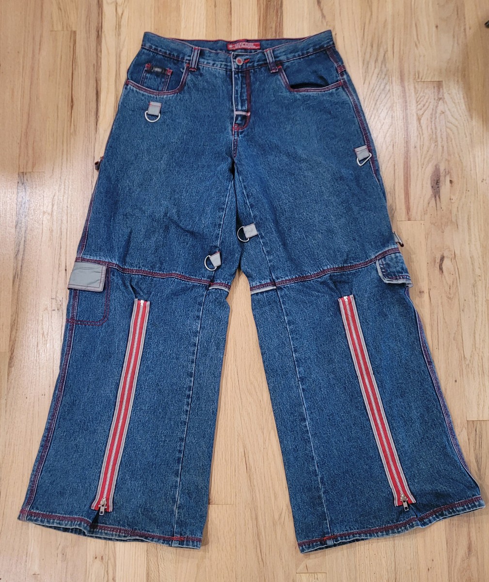Girls Vintage Y2K 2000 Wide Leg Jeans - MACGIRL Masters of