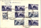 1958 Leszno Poland Rare Ballon Flight Airmail Local Cover To Canada Victoria BC — photo 2