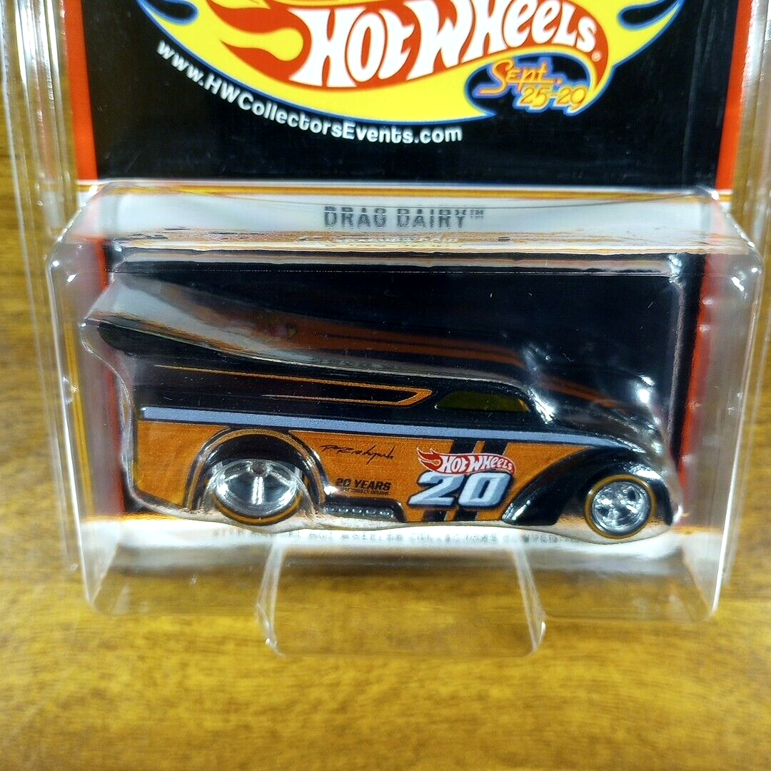 Hot Wheels Drag Dairy ミニカー Hot Wheels RLC 27th Collectors Convention Drag Dairy 1007/2000