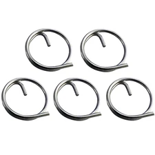 5 x 15mm Split Stainless Steel 316 Rings with Tail Clevis Pin Rigging Screw