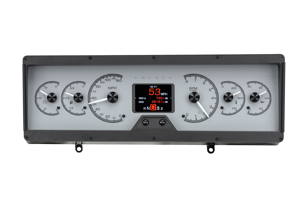Dakota Digital 1978-87 Oldsmobile Cutlass/442 Silver Gauge Kit HDX