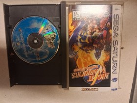 Sega Saturn's night warriors darkstalkers revenge in case with owner's manual