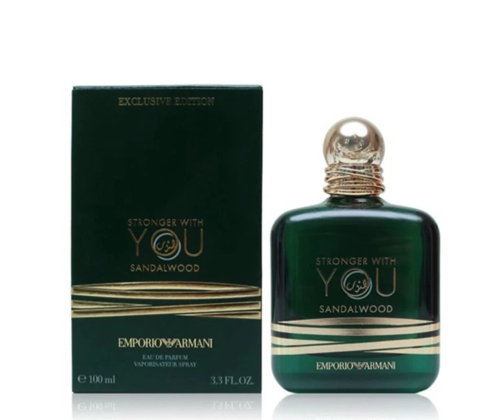 Armani Stronger With You SANDALWOOD 100ml Eau de Parfum Neu Exclusive Edition
