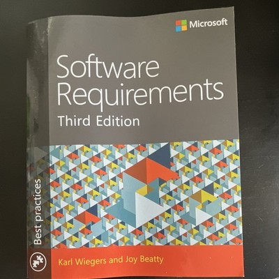 Microsoft Press Software Requirements 3rd Ed Wiegers Beatty PB