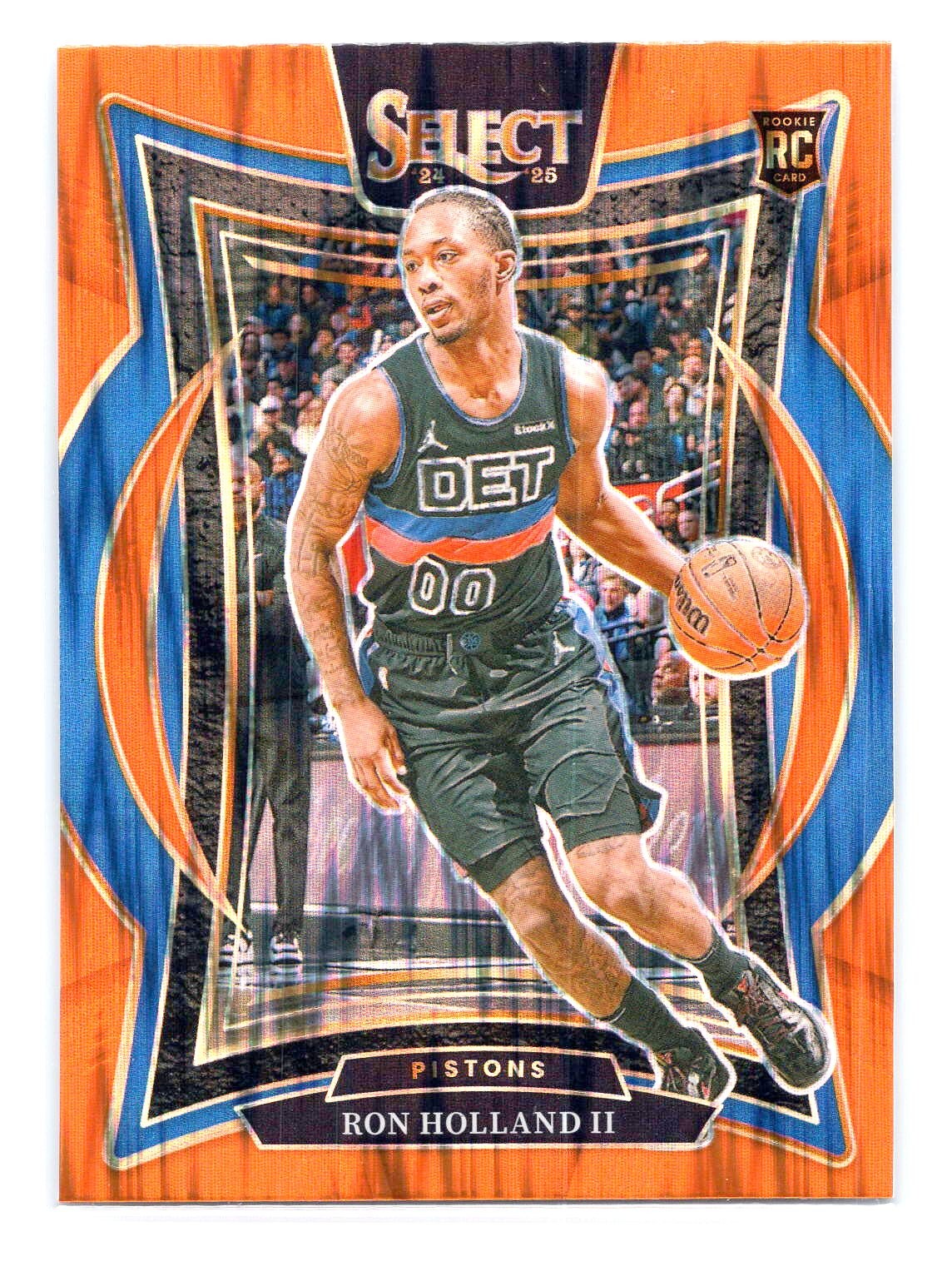 Ron Holland II 2024-25 Panini Select #74 Orange Flash Prizm RC Rookie