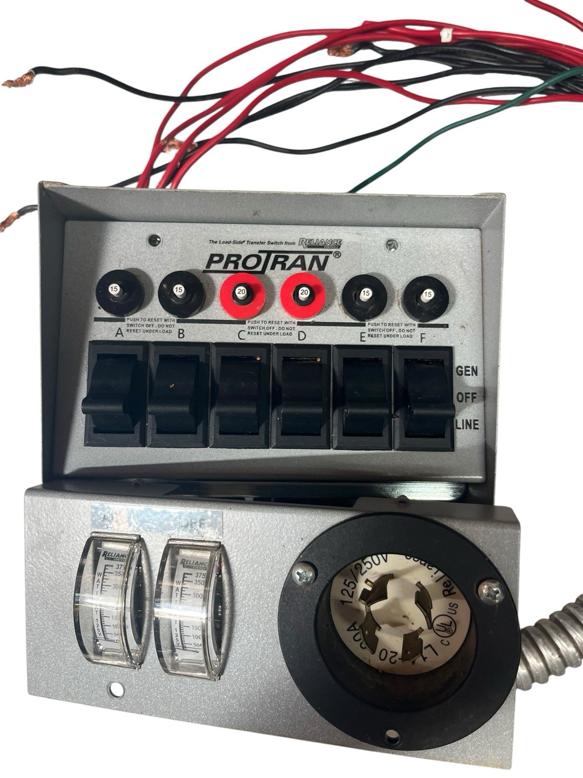 Reliance Controls ProTran Model 31406C Generator Transfer Switch