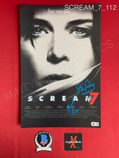 Scream 7 dual signed 11x17 photo Matthew Lillard Ethan Embry Beckett COA horror