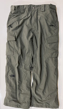 The North Face Men s Hyvent Snowpants Cargo Army Green Sz Large/Short