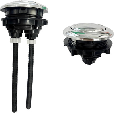 2 Pcs 1.9  Toilet Tank Push Button Dual Flush Water Tank Button, Thread Diameter