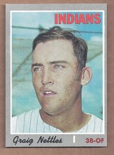 1970 Topps #491 GRAIG NETTLES **CENTERED** EX-NMT CONDITION