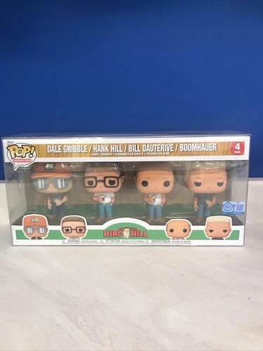 Funko POP! Animation: Dale / Hank / Bill / Boomhauer 4-Pack - King of the Hill