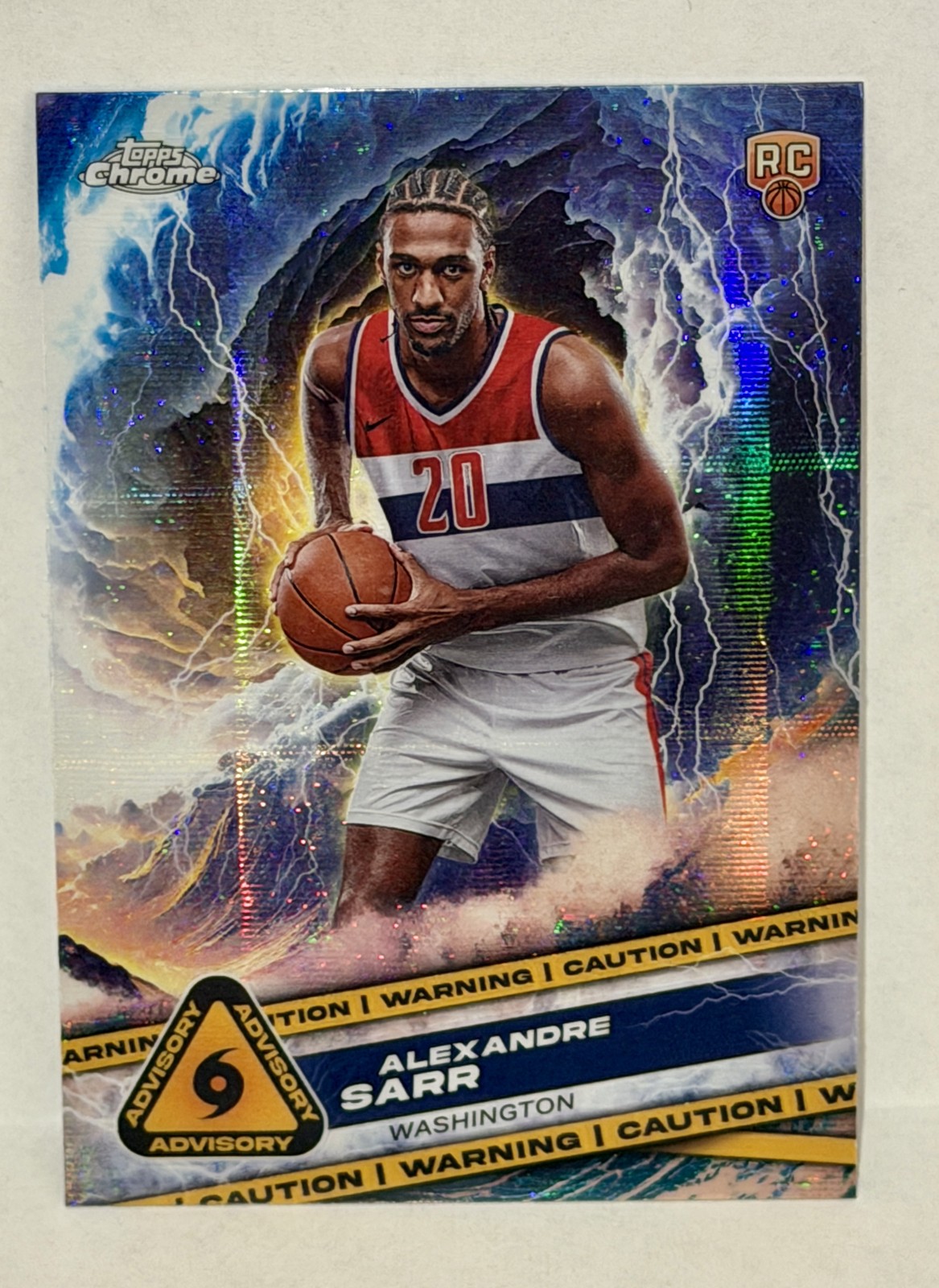 2024-25 Topps Chrome - ALEXANDRE SARR #A-2 (RC) - Advisory Insert 