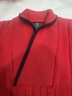 Zegna 100% Wool Red/Blue Sweater. Made In Italy Size XL Excellent Condition — photo 3