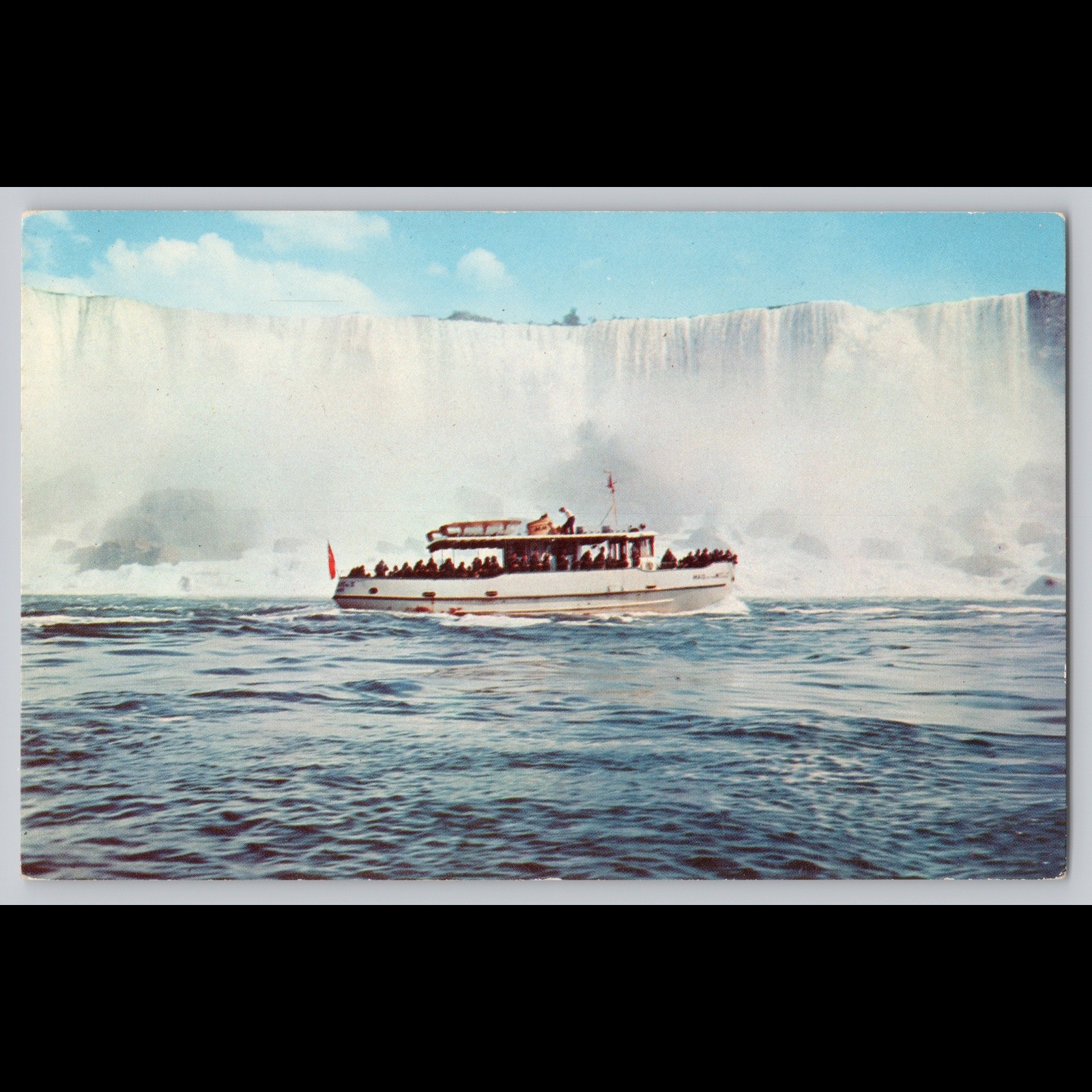 Postcard Maid Of The Mist Niagara Falls New York Boat Tour