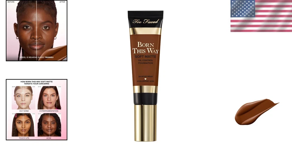 Born This Way Soft Matte Foundation - Hydrating & Blurring - Image 2 of 4