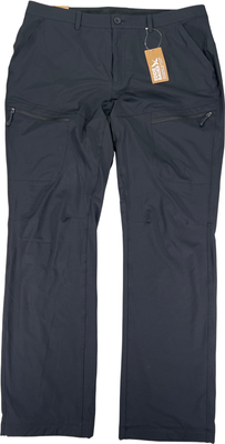 Eddie Bauer Women’s Black Flexion Fleece Lined Straight Leg Pants 16 