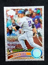 2011 Topps #129 Lucas Duda RC Diamond Anniversary Limited Edition
