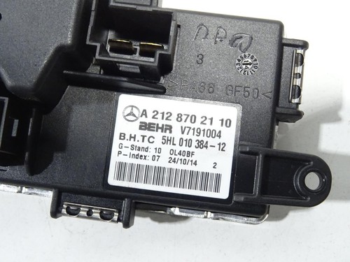 RESISTANCE CHAUFFE Mercedes-Benz GLK (204.7/9) 2128702110 - Photo 3/3