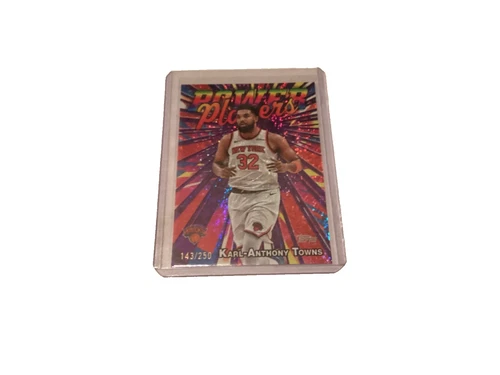 2025-26 Topps - Power Players Karl-Anthony Towns /250 Purple Holofoil  #PP-4