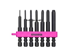Jeu de 4 taupes à vis d'ingénieur rose noir pour douilles hexagonales de 2,5 ...