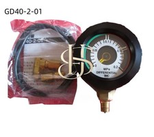 Brand New SMC differential pressure gauge GD40-2-01 Fast shipment 1PCS
