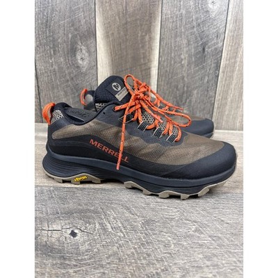 Merrell Moab Speed J066779 Mens US 8 Hiking Shoes Brown Black Athletic Sneakers