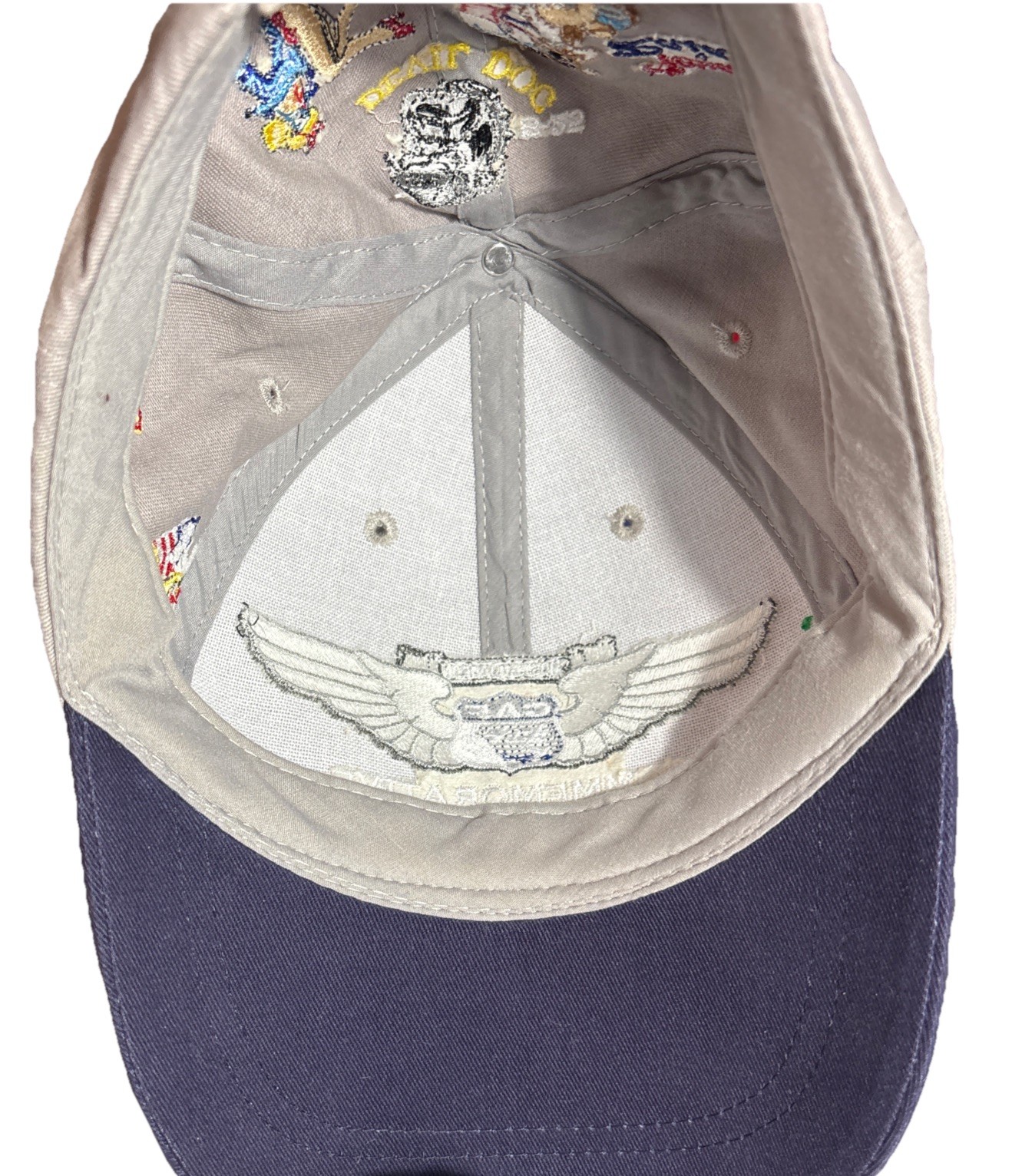 Air Force Ghost Squadron Hat Hook Loop Snapback B… - image 6