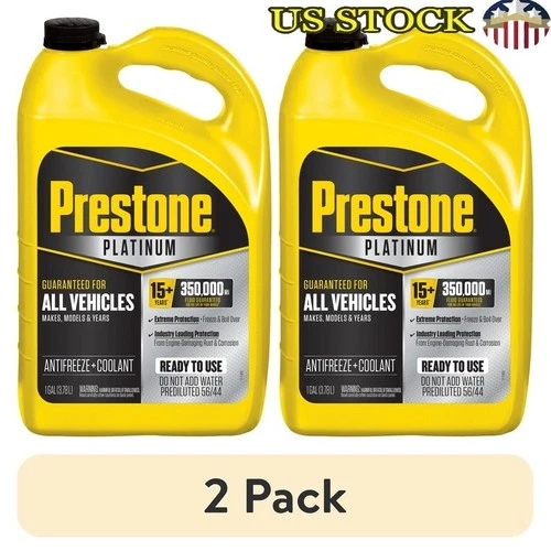 2 pack 1 gal Jug Platinum Extreme Protection Antifreeze & Coolant 350,000 Miles