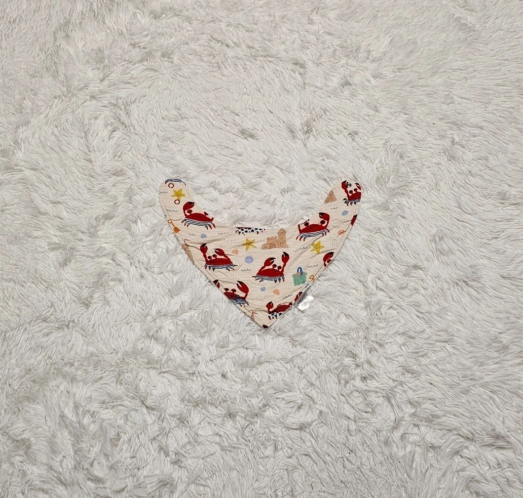 Little Sleepies BEACH BUDDIES Lobster Bandana Bib