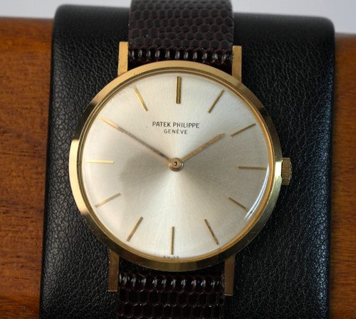 Patek Philippe Calatrava 3537 18K Yellow Gold Manual Wind 33mm Vintage 1970s