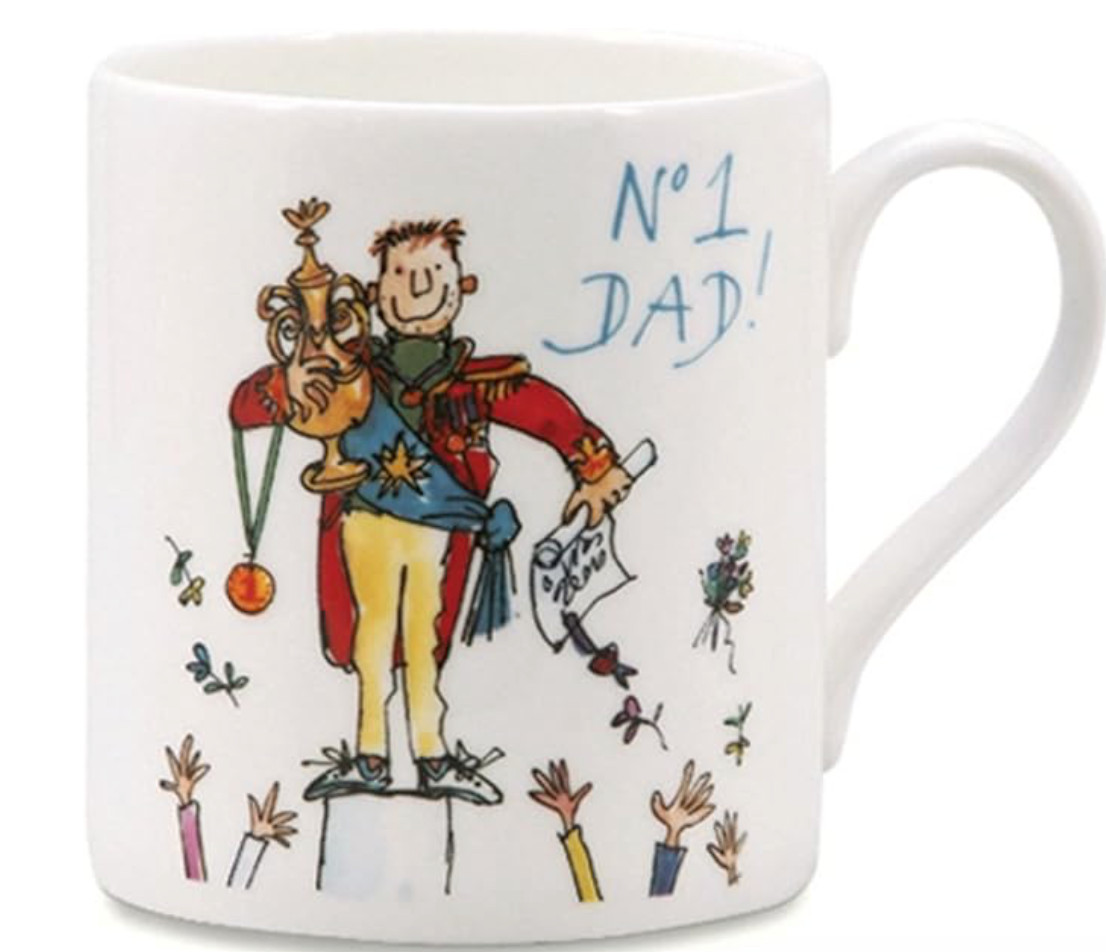 Quentin Blake No 1 Dad Bone China Mug 300ml