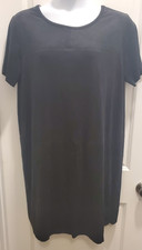 The Perfect Little Faux Suede Black Dress By CALSTYLE Women Size XL