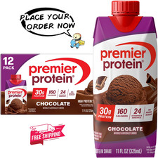 Premier Protein Shake, Chocolate, 30g Protein, 11 Fl Oz, 12 Ct