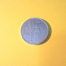 Fantastic 1956 Minerva Ith Republic Type 100 Lire Coin 