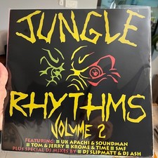 Jungle Rhythms Volume 2 2LP Vinyl 1995 UK Jungle Krome & Time Tom & Jerry RARE