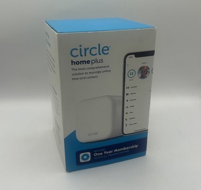 Circle Home Plus Parent Control Hub Device - NEW In Box - Includes Membership