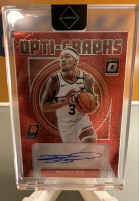 2024-25 Panini Donruss Optic -Opti-Graphs Bradley Beal #OG-BEA Choice Prizm (AU)