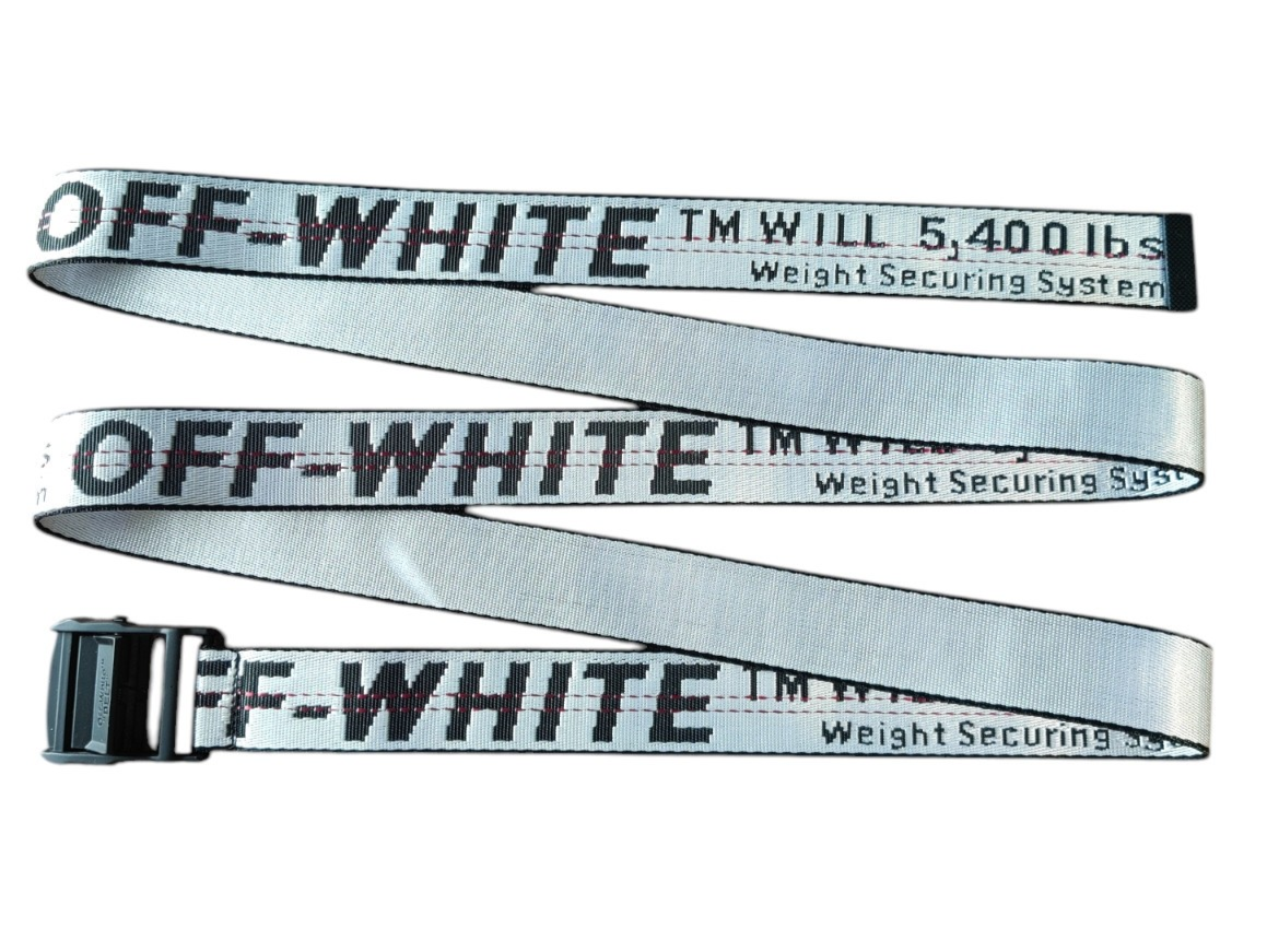 Authentic OFF-WHITE White Industrial Belt Long 200cm Black Authentic OFF-WHITE White Industrial Belt Long 200cm Black