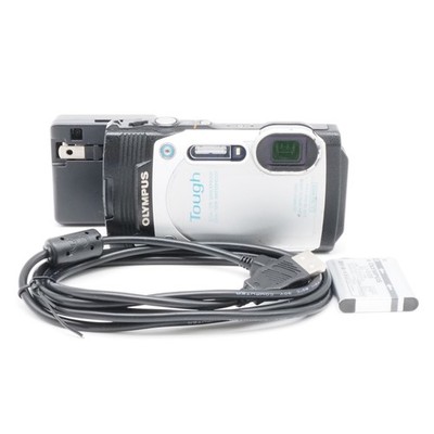 Olympus Stylus TG-870 Tough Waterproof Digital Camera White [ Excellent+++ ]