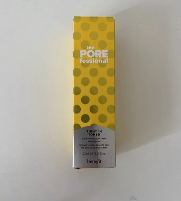 BENEFIT COSMETICS Tight 'N Toned Pore Refining AHA + PHA Toning Foam 1 fl oz