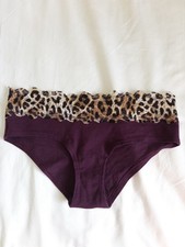 Vintage Lace Cheekies Victoria s Secret Panties Leopard