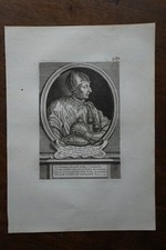 OLIVIER DE CLISSON PORTRAIT ORIGINAL 18TH CENTURY ENGRAVING,