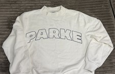 Womens Mockneck Pullover Sweatshirt Parke x Target Cream White XXS XS NWT