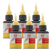 6X 50Ml Elring El-Fil 77 Schraubensicherung Hochfest Gelb -55°C Bis +180°C